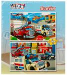 Witty Puzzlezz Puzzle Witty Puzzlezz, 2 x 20 piese, Vehicule de salvare (S00003499_001w) Puzzle