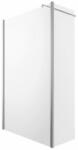 Omnires Paravan de dus tip Walk-in cu perete lateral Omnires Marina transparent 90 cm (MA9030CRTR) - neakaisa