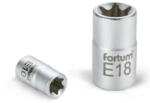 Extol dugófej, torx, 1/2", 61CrV5 mattkróm, 38mm hosszú; E10 FORTUM (4700700)