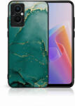 PROTEMIO MY ART Husă de protecție Oppo Reno7 Lite 5G GREEN MARBLE (145)