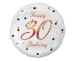 GoDan Szám, Számos lufi 18" 45cm - 30-as lufi, Happy Birthday 30 (LUFI425975)