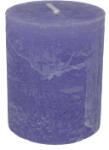 GYD Gyertya rusztikus adventi lila színű 4 cm X 5 cm, 4db/csomag