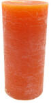 GYD Gyertya rusztikusadventi narancs színű 7 cm X 15 cm