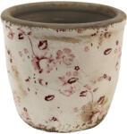 Clayre & Eef Set 2 ghivece flori ceramica roz bej 11x10 cm (6CE1417S)