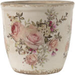 Clayre & Eef Set 2 ghivece flori ceramica Roses 11x10 cm (6CE1421S)