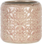 Clayre & Eef Set 2 ghivece flori ceramica roz 14x14 cm (6CE1269L)