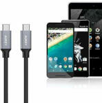 AUKEY Cablu Date CB-CD6 USB 2 m USB C - USB C Negru, Gri (CB-CD6)