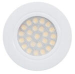 UltraLux Mini LED spot lámpatest (4W) fehér, természetes fehér, kör (LML220442W)