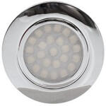 UltraLux Cabinet LED bútorba építhető spotlámpa (220 Volt) természetes fehér, 4 Watt - króm (LML220442CH)