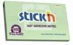 STICK N Öntapadó jegyzettömb, 76x127 mm, 100 lap, STICK N, zöld (SN21556) - primatinta