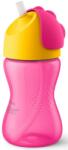 Philips Cana cu pai Philips Avent SCF798/02, 12 luni, 300 ml, Roz/Galben (SCF798/02)