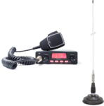 TTi Statie radio Pachet statie radio CB TTi TCB-550 EVO, VOX, Scan, ecran multicolor, 12-24V si antena PNI ML100 cu magnet, 100 cm, 26-30MHz, 250W (TTI-PACK59) Statii radio
