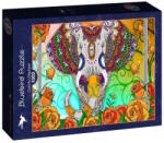 Bluebird Puzzle 1000 db-os puzzle - Colorful Elephant (90333) (90333)