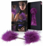 FashionBrand Catuse Pufoase Marabou Mov