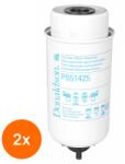 Donaldson Set 2 x Filtru Combustibil P551425, Lungime 196.3 mm, Diametru Exterior 80 mm, Finetea 4 , Donaldson (RAJ-2XP551425)