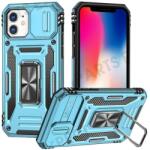  case-6651012 Apple iPhone 11, Armor égszín kék gyűrűs TPU tok, elhúzható kamera védővel (case-6651012)