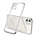  case-665100 Apple iPhone 11, átlátszó TPU tok ezüst peremmel (case-665100)