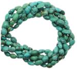  Turcoaz de Nepal Margele Pietre Semipretioase Tub - 12 - 15 x 9 - 11 mm