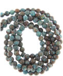  Jasp Calsilica Rotund 6-6, 9 mm - Margele Pietre Semipretioase - Lungime Sirag 37 cm