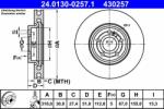 ATE Disc frana ATE 24.0130-0257.1 (24.0130-0257.1)