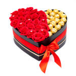 Colorissima Aranjament Floral Red Ferrero Rocher Love, 30cm