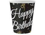  B&C Happy Birthday papír pohár 6 db-os 250 ml (MLG160703)