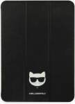 GUESS iPad Pro (12.9") tablet könyvtok, fekete, Karl Lagerfeld Choupette Head Saffiano (KLFC12OCHK) - gsmlive