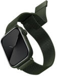 UNIQ Apple Watch 4/5/6/7/SE, okosóra szíj, fém, zöld, 38/40/41mm, UNIQ - gsmlive