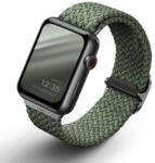 UNIQ Apple Watch 4/5/6/7/SE, okosóra szíj, zöld, fonott, 42/44/45mm, UNIQ - gsmlive