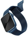 UNIQ Apple Watch 4/5/6/7/SE, okosóra szíj, fém, kék, 42/44/45mm, UNIQ - gsmlive