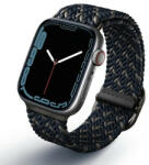 UNIQ Apple Watch 4/5/6/7/SE, okosóra szíj, kék, fonott, 42/44/45mm, UNIQ - gsmlive