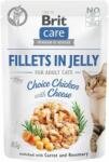 Brit Care Fillets in jelly chicken with cheese 24x85 g