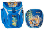 LEGO® Ghiozdan scoala Explorer + sac sport, LEGO Core Line, design bleu Nexo Knights (LG-20018-1708)