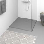 vidaXL Cădiță de duș, gri, 90x90 cm, SMC (148933) - vidaxl