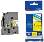 BROTHER ТИП TZ - 18 mm BLACK ON WELLOW TAPE - P№TZE641 (P№TZE641)
