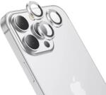 Hoco Apple iPhone 14 (6, 1) / 14 Plus (6, 7) Hoco eagle eye metal kamera üvegfólia, ezüst