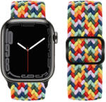 Hoco Apple Watch 42 / 44 / 45 / 49 mm Hoco WA06 flexibilis mágneses szilikon szíj kávé fekete
