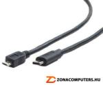  USB2.0(Type-C) apa to microUSB2.0 apa 3, 0m fekete kábel CCP-USB2-MBMCM-10 GEMBIRD