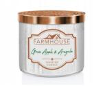 Kringle Candle Farmhouse Green Apple Arugula - Lumânare aromată 411 g