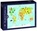 Bluebird Puzzle Kids 204 db-os puzzle - World Map for kids (90070)
