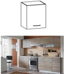 TEMPO KONDELA Konyhaszekrény felső, tölgyfa sonoma / fehér, NEW G 40