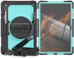  Husă SOLID 360 durabilă pentru Samsung Galaxy Tab S8 Ultra albastru deschis