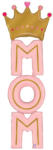 Balloons4party Balon folie Mom Crown mama cu coroana 182 cm