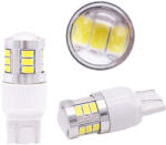 ManiaCars Bec 2 Faze T20 7443/5630 18SMD Canbus 9V-30V nonpolar Lumina: Alba ManiaCars (090817-11)