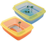 Ferplast - Plastic turtle bowls Tortugas - пластмасов аквариум за костенурки 47 / 36 / 15, 5 cm