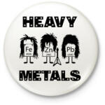 printfashion Heavy metals - vegyjelek - Kitűző, hűtőmágnes - Fehér (11944159)