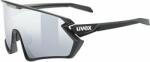 uvex Sportstyle 231 2.0 Set Black Matt/Mirror Silver/Clear Kerékpáros szemüveg