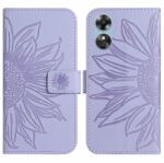  ART SUN FLOWER portofel cu curea Oppo A17 violet