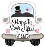 Grabo Balon folie masina MR MRS Happily Ever After 79 cm