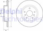 DELPHI Disc frana DELPHI BG4807C (BG4807C) - automobilus